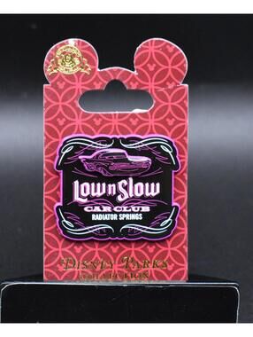 Disney DCA Low N Slow Car Club Cars Land Radiator Springs Pin (C3)
